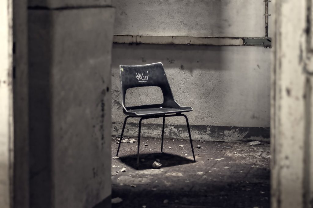 chair, interrogation, torment